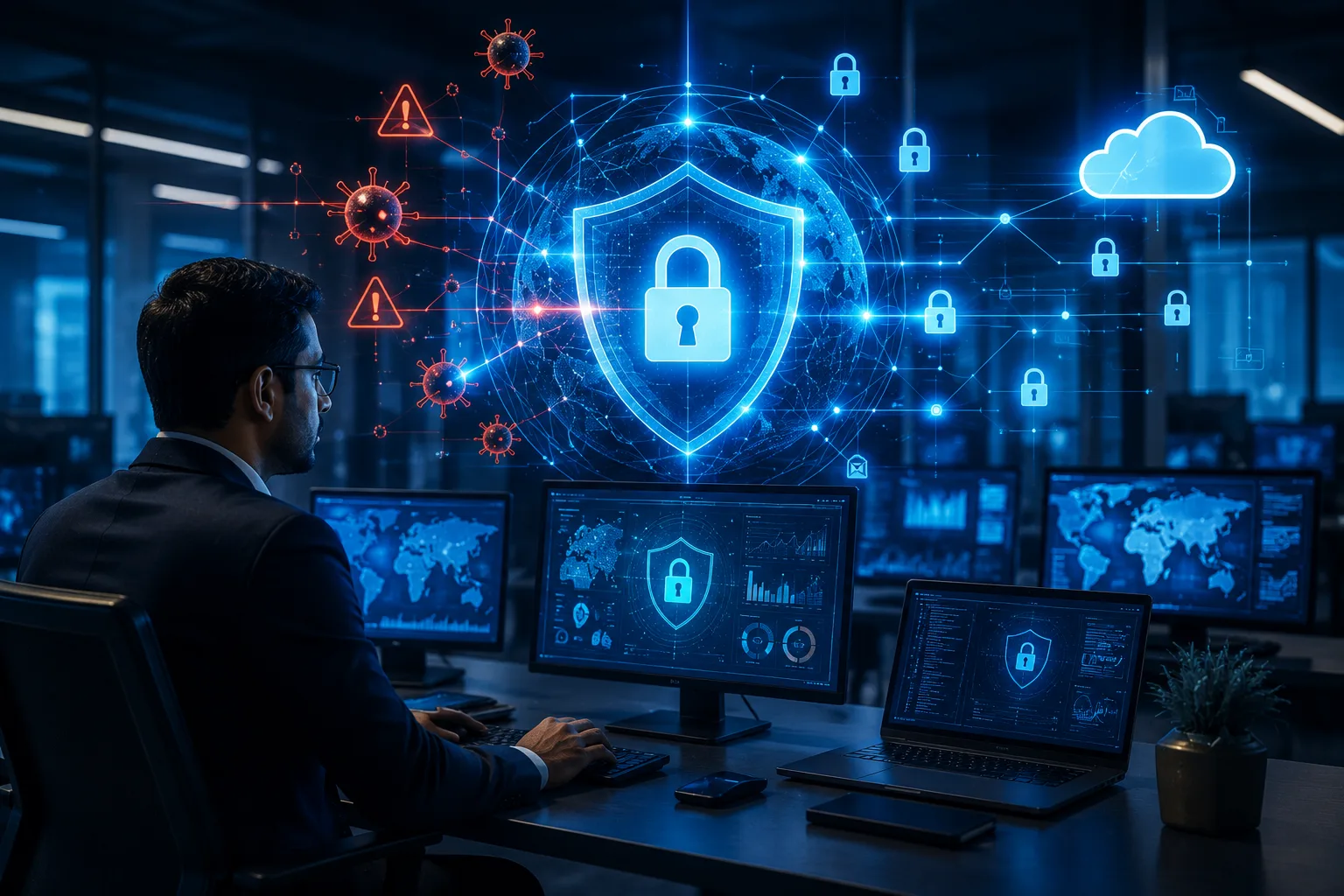 Illustration for 2. Virus & Malware Attacks That Put Business Data at Risk